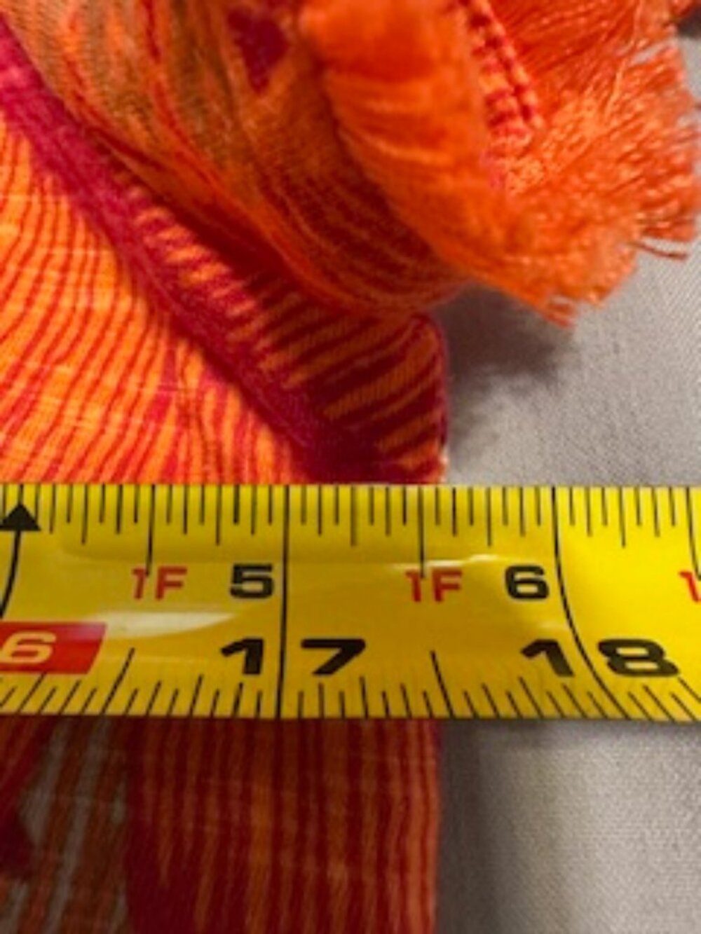 Chico's colorful, tropical, top with pretty details Sz 1 - Picture 5 of 5